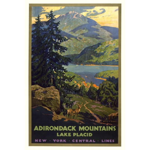 The Adirondack Mountains by New York Central Lines, c1925