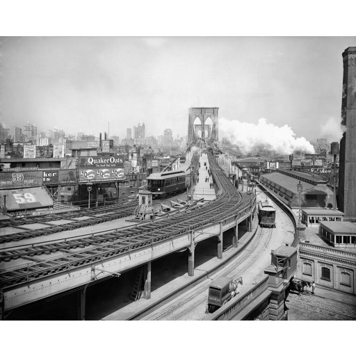 The Brooklyn Bridge Terminal, c1903