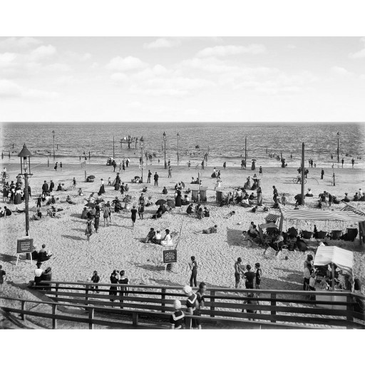 The Shore at Brighton Beach, c1901