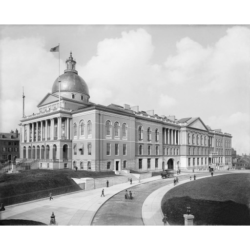 The Massachusetts State House, c1902