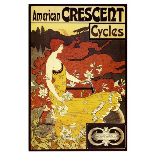American Crescent Cycles by Ramsdell Advertising, c1899