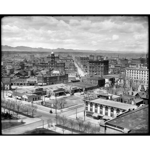 A View of Denver from the State Capitol, c1911