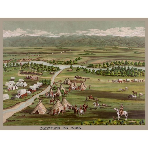 Denver in 1859, c1891