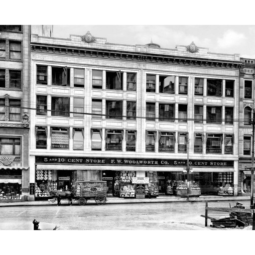 F.W. Woolworth Company, Main Street, c1900