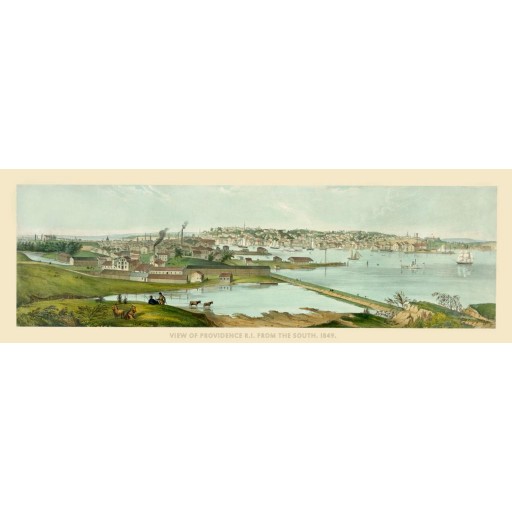 View of Providence, c1849