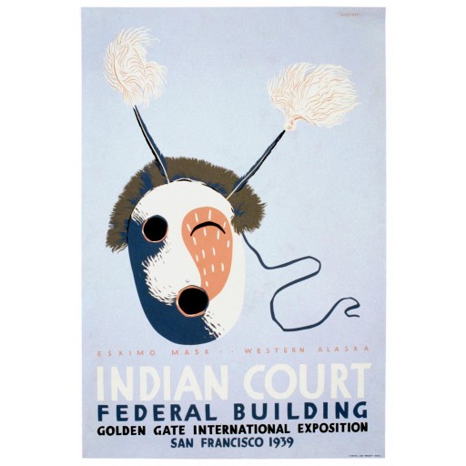 Esmiko Mask, Indian Court Federal Building, c1939