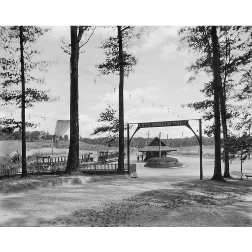 Streetcar Depot in Long Branch Park, c1907