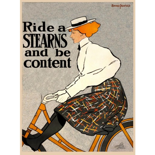 Ride a Stearns and Be Content, c1896