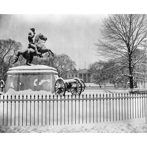 Snow at the White House, c1939