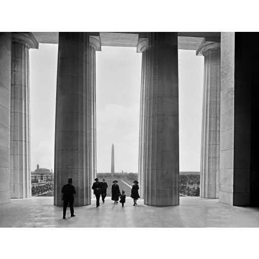 Vista of Monument from Lincoln Memorial, c1922
