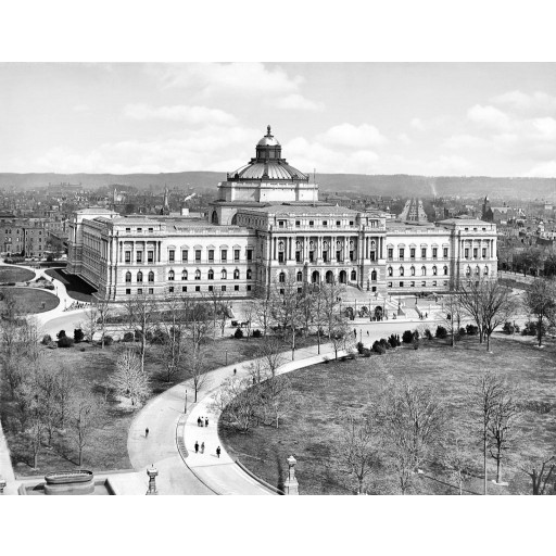 The Library of Congress from Above, c1902