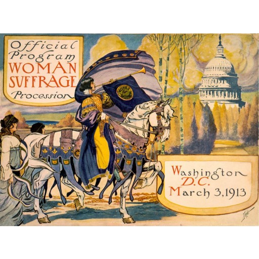 Program for the Woman's Suffrage Procession, c1913