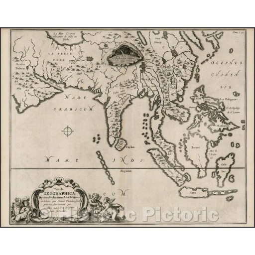 Historic Map | Tabula Geographica Hydrophylacium Asiae Majoris exhibens, quo Omnia Flumina sive proxime sive remote per occultos maeandros Originem suam Sortiuntur, 1665 v1