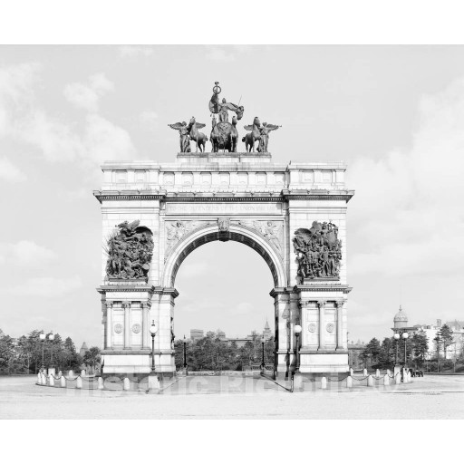 Brooklyn, New York, The Arch on Grand Army Plaza, c1904