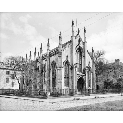 Charleston, South Carolina, The French Huguenot Church, c1904