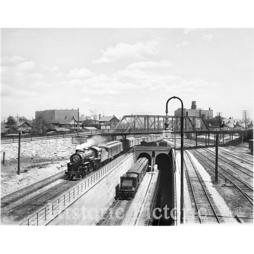 Detroit, Michigan, Michigan Central Railway Tunnel, c1895