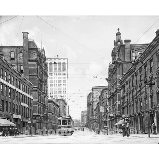 Detroit, Michigan, Griswold Street, c1905