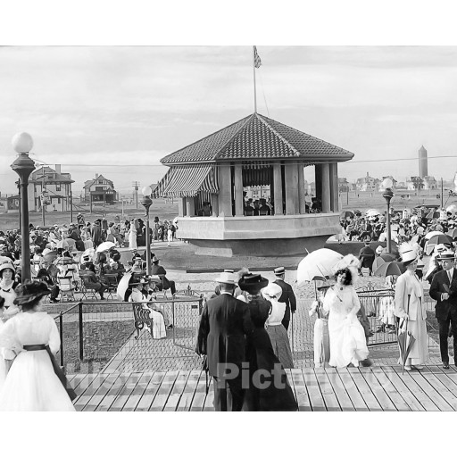 Long Island, New York, The Long Beach Boardwalk, c1911