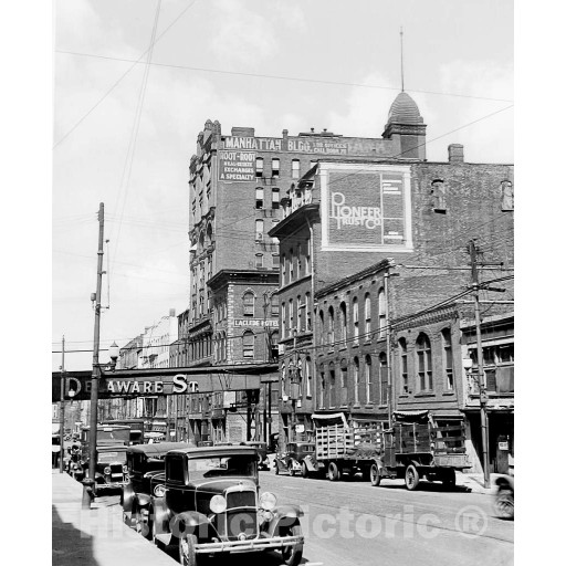 Kansas City, Missouri, Main Street from Eighth Avenue, c1930