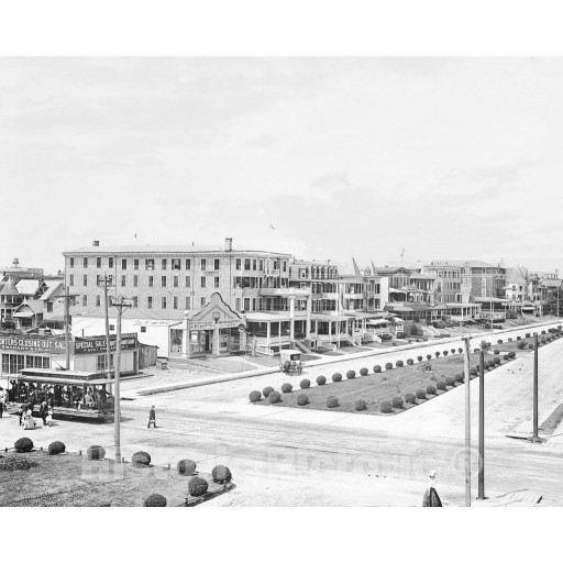 The Jersey Shore, Second Avenue, Asbury Park, c1911