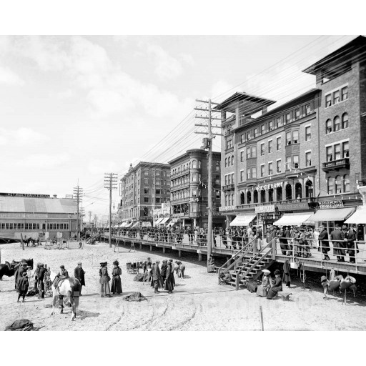 The Jersey Shore, Theaters Along the Boardwalk, c1915