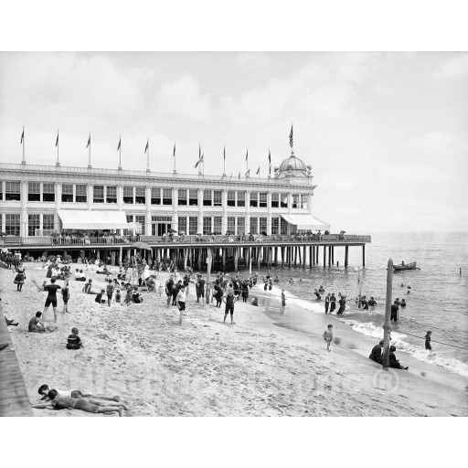 The Jersey Shore, The First Casino on the Boardwalk, Asbury Park, c1905