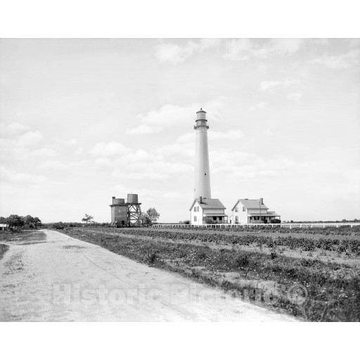 The Jersey Shore, The Cape May Light, c1907