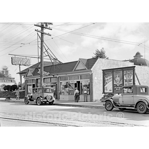 Portland, Oregon, North Lombard Street, c1932