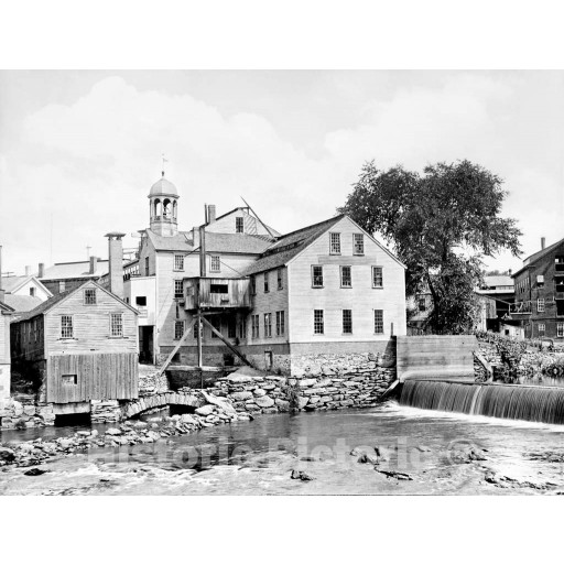 Providence, Rhode Island, Pawtucket�s Slater Mill, c1890