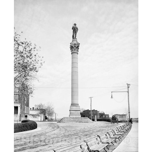 Richmond, Virginia, Confederate Soldiers and Sailors Monument, c1905
