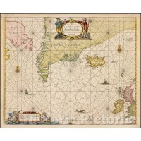 Historic Map | Typus Maritimus Groenlandiae, Islandiae, Freti Davidis, Insulae Johannis Mayen, et Hitlandiae, Scotiae, et Hiberniae litora maritima Septentrionalia, 1659 v2