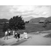 Stevens House Golf Links, Lake Placid, c1909