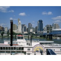 Cincinnati View and Paddleboat
