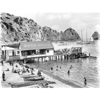 Avalon Bath House on Santa Catalina Island, c1910