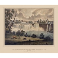 The Upper Falls of the Genesee River, c1836