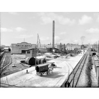 Looking North from the Lander Street Terminal, c1914