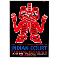 Haida Indians, Indian Court Federal Buildling, c1939