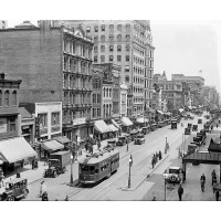 F Street from 14th, c1924