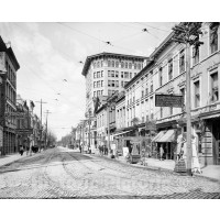 Charleston, South Carolina, Looking West up Broad Street, c1910