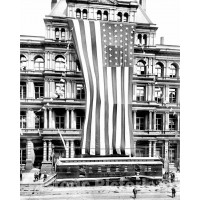 Cincinnati, Ohio, Patriotism at the Post Office, c1910