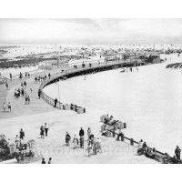 Long Island, New York, The Boardwalk at Jones Beach, c1931